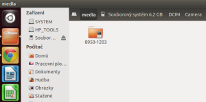 Složka media v ubuntu