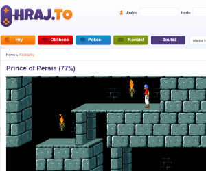 Online verze legendární hry Prince of Persia