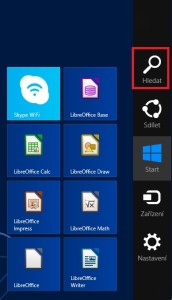 Hledání ve Win 8