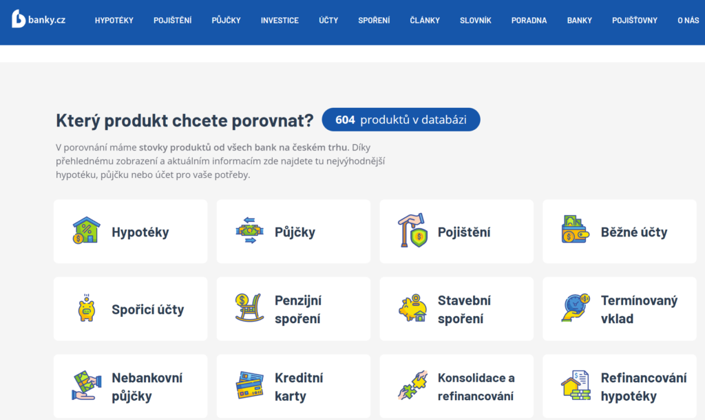 Banky.cz: Přehledný průvodce financemi pro každého