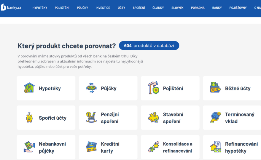 Banky.cz: Přehledný průvodce financemi pro každého